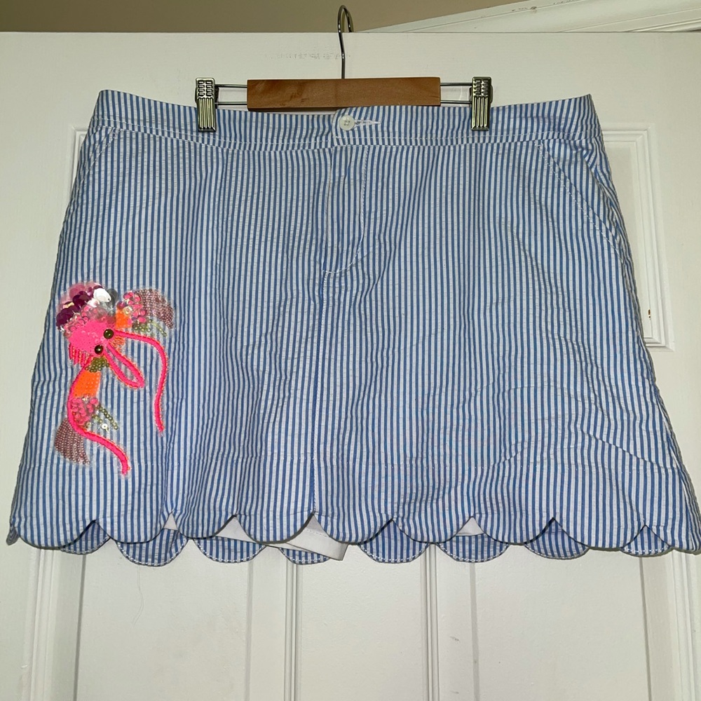 Lilly Pulitzer Seersucker Skirt